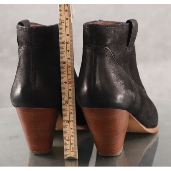 Frye Reina $220 Women's Side Zip Booties Boots Size 10 M Suede Black - Picture 11 of 13